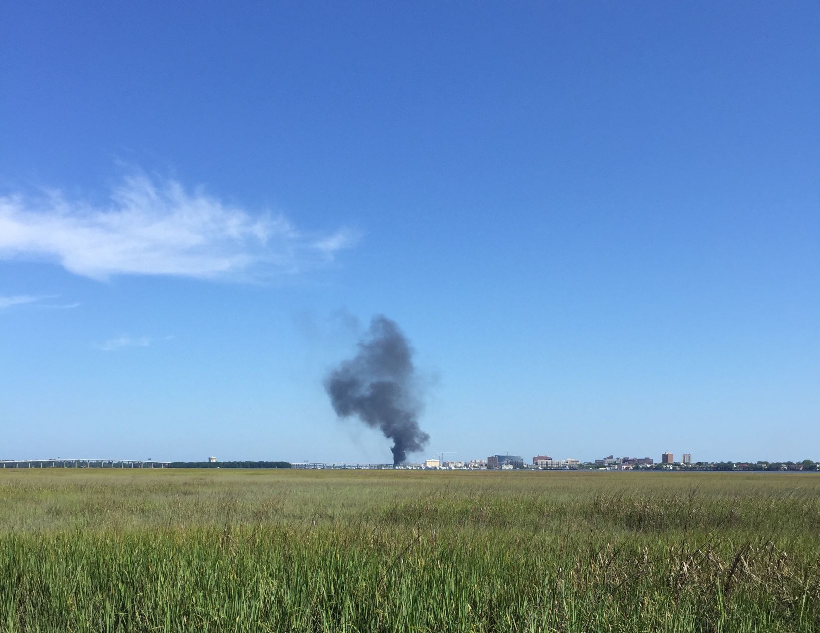 Marina fire
